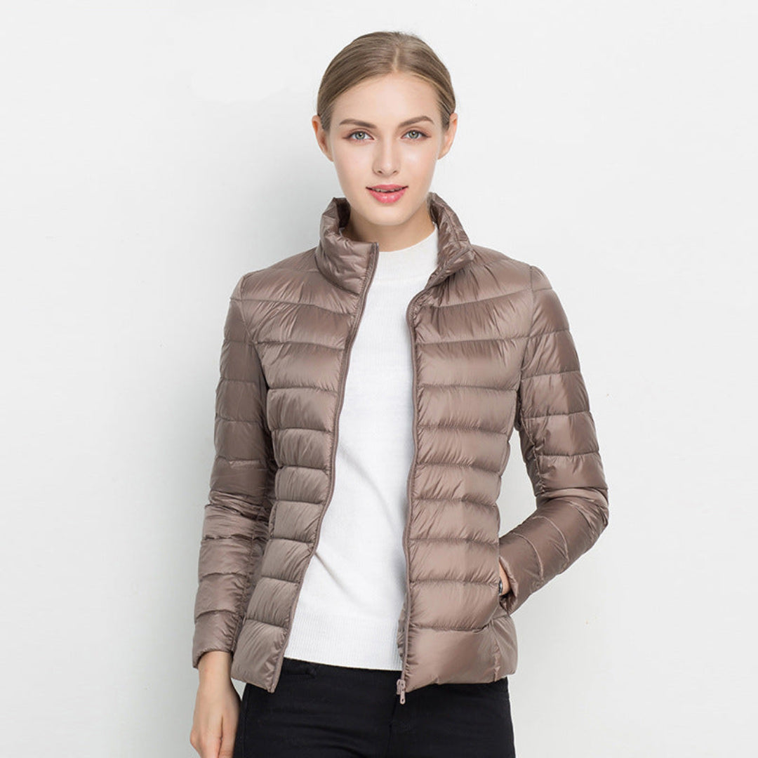 Damensteppjacke mit langer Form | Wintertauglich