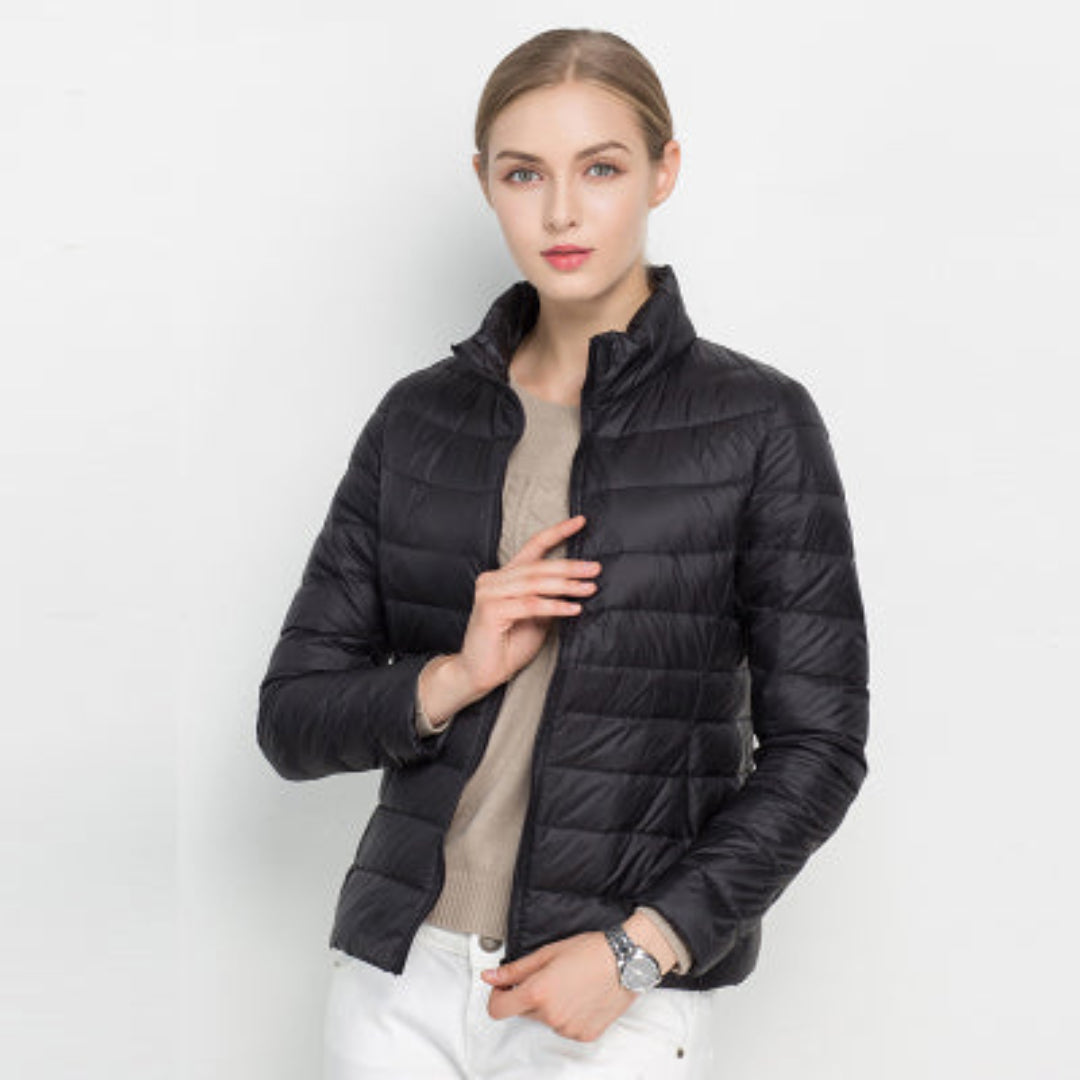 Damensteppjacke mit langer Form | Wintertauglich