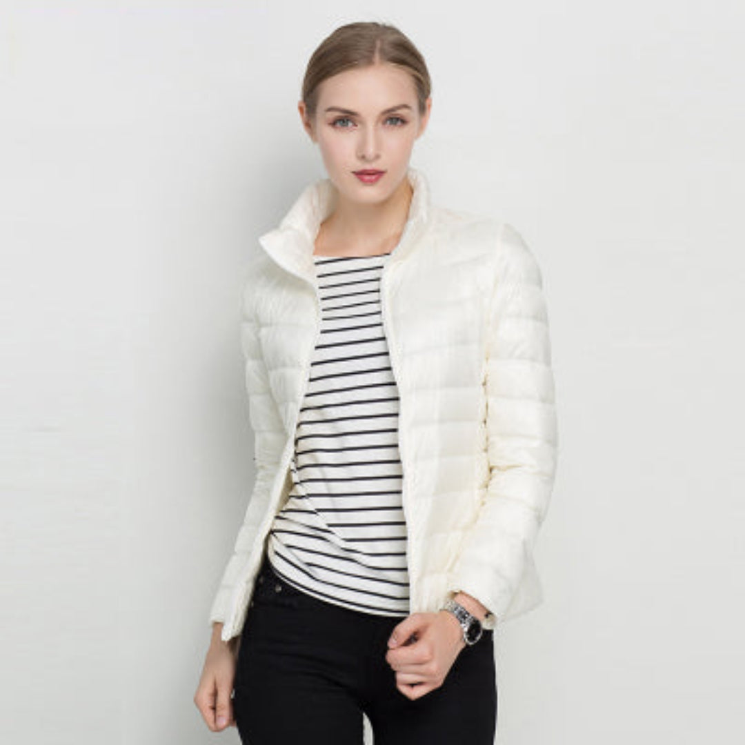 Damensteppjacke mit langer Form | Wintertauglich