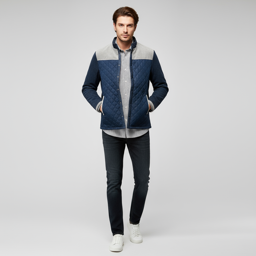 Herren Herbstjacke | Klare Form mit ausgewogener Schnittführung