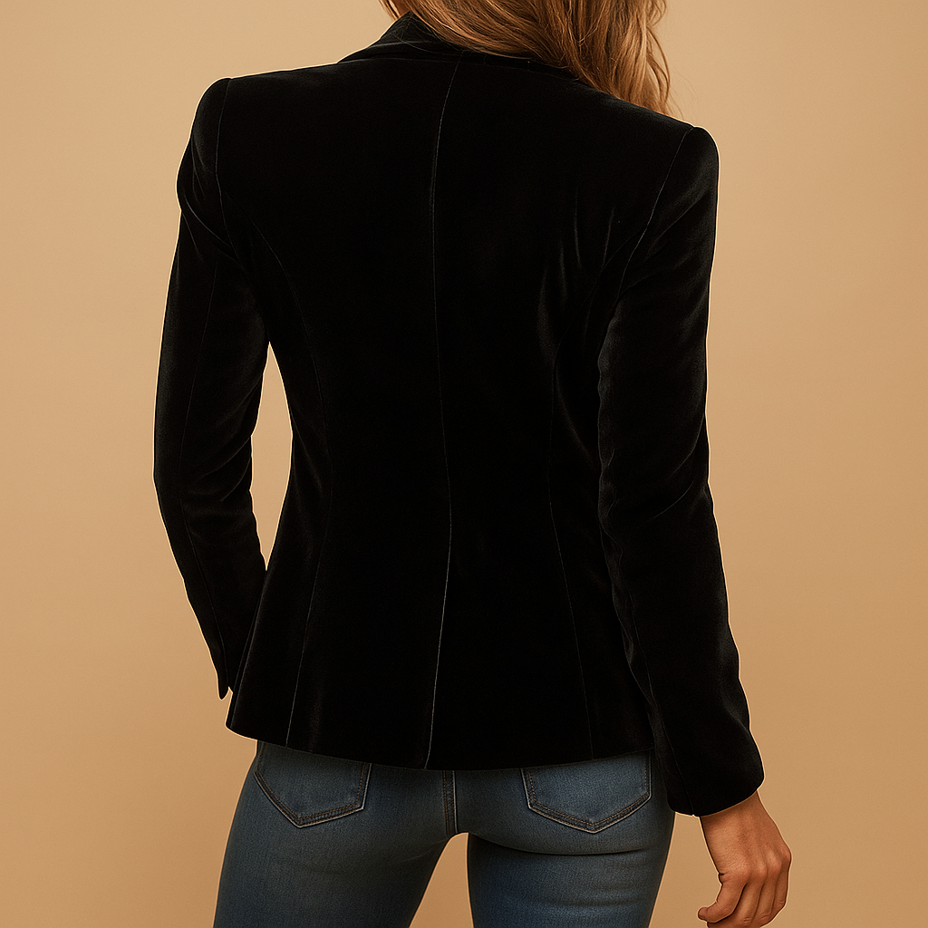 Damen Blazer | Schmale Passform mit Revers und Taschen
