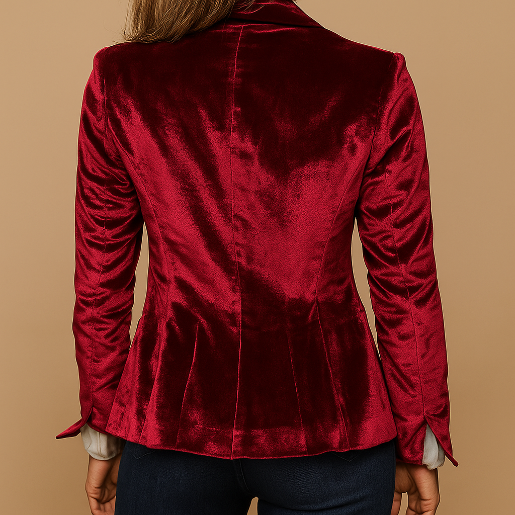 Damen Blazer | Schmale Passform mit Revers und Taschen