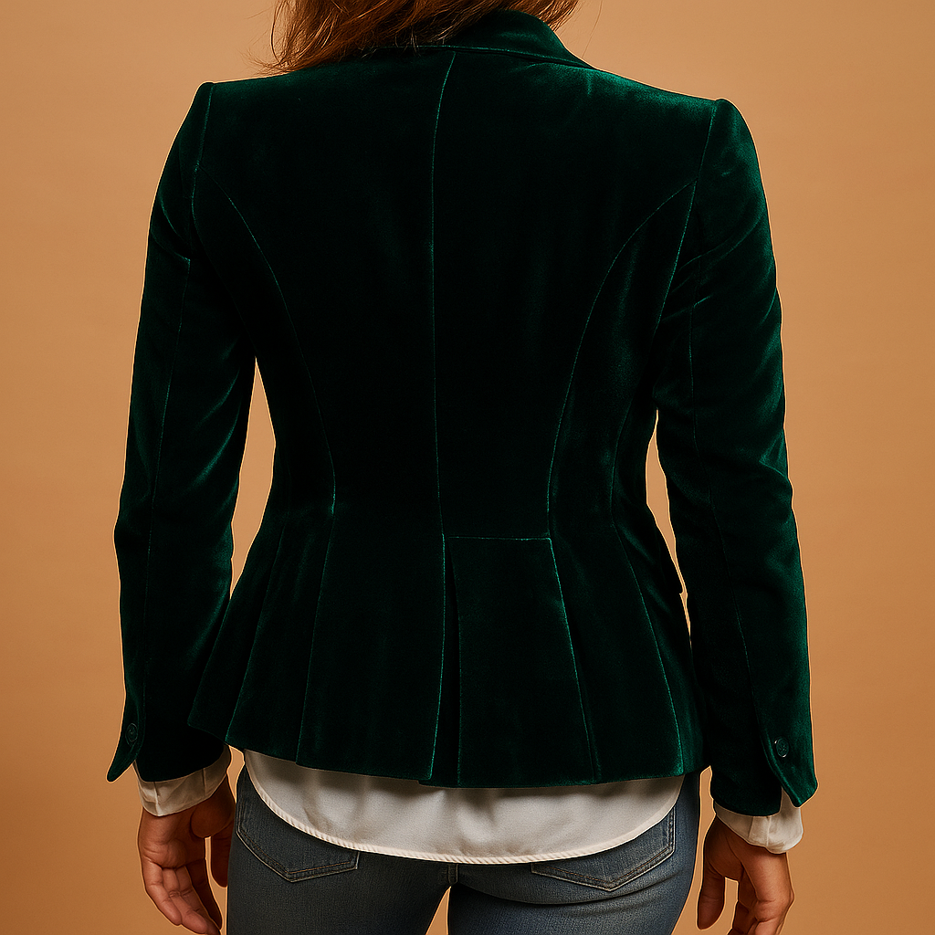Damen Blazer | Schmale Passform mit Revers und Taschen