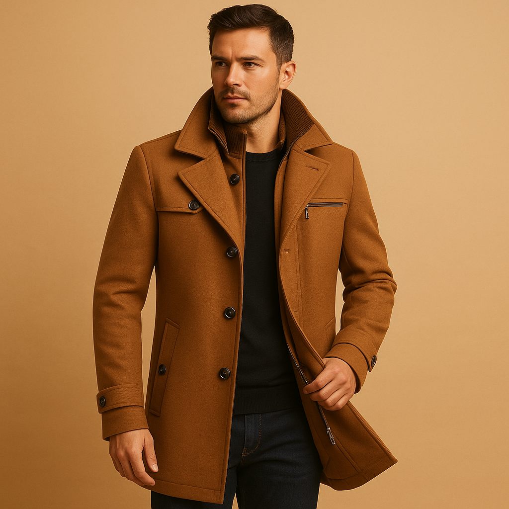 Herren-Winterjacke mit Manschetten | Wintertauglich