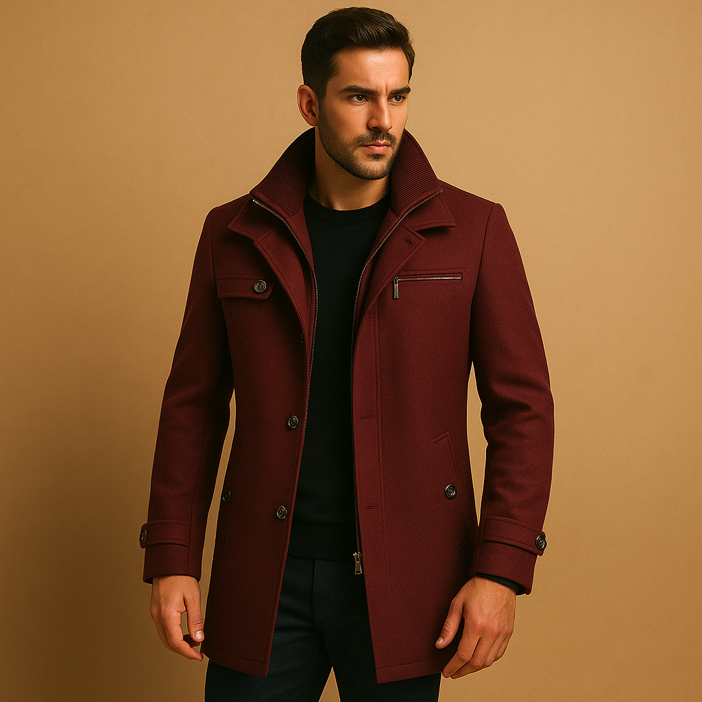 Herren-Winterjacke mit Manschetten | Wintertauglich